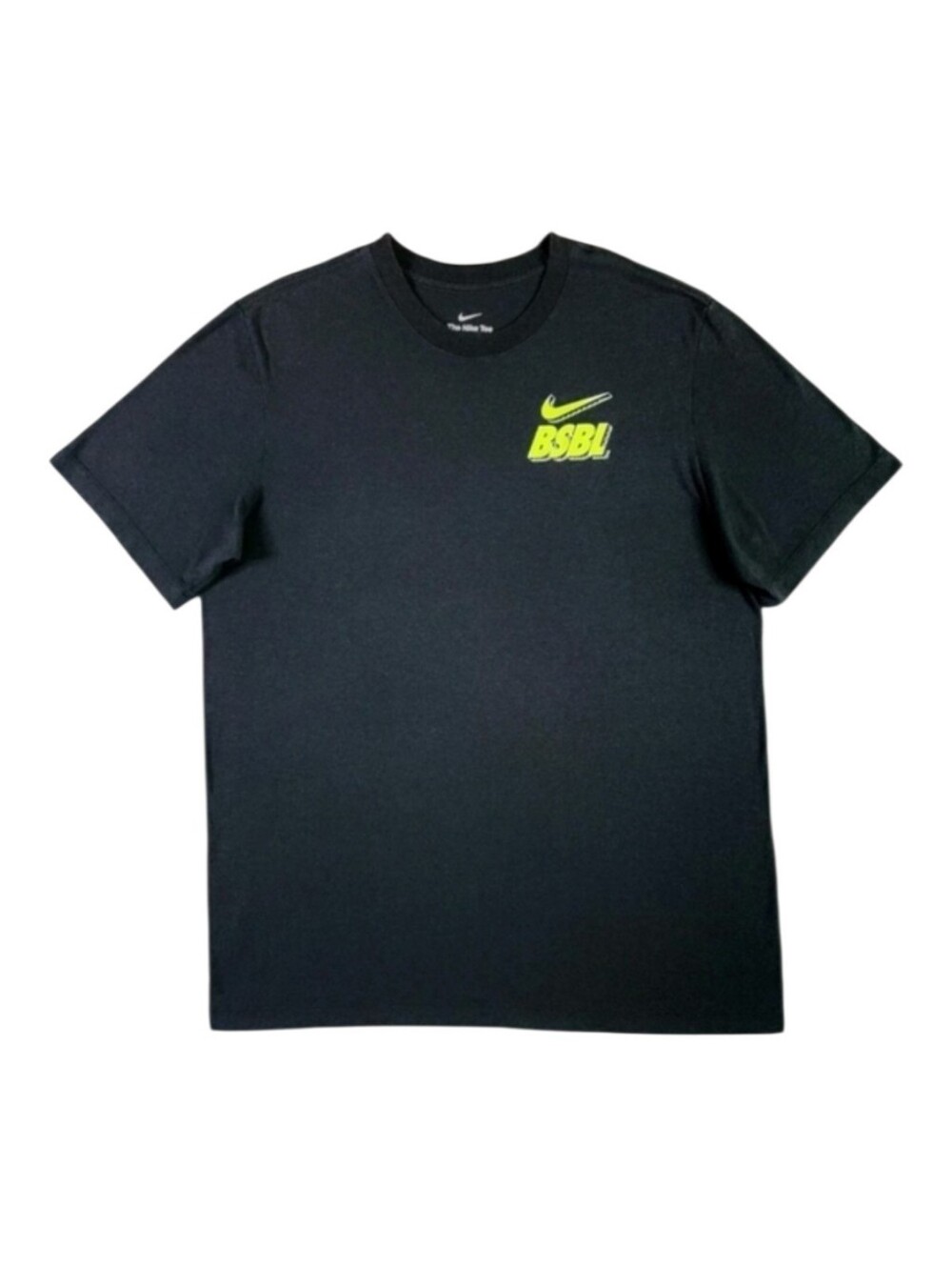 NIKE BSBL Baseball Double Sided Graphic Tee Black Large The Nike Tee Streetwear